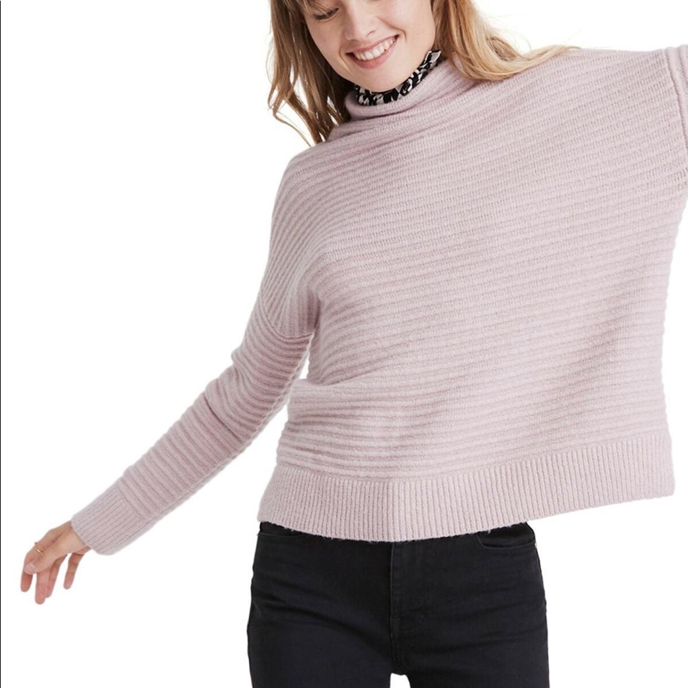 Madewell Donegal Belmont Sweater Mock Neck XS